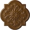Ekena Millwork Bonetti Ceiling Medallion (Fits Canopies up to 5 1/8"), Hand-Painted Smokey Topaz, 20"OD x 1 3/4"P CM20BOSTF - alternate 1